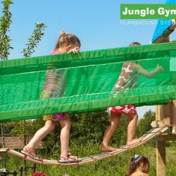 Hängebrücke für die Spieltürme von Jungle Gym