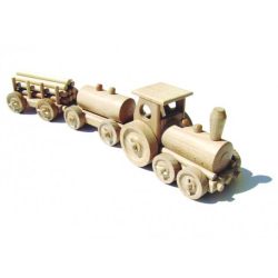 Holzspielzeug Güterzug