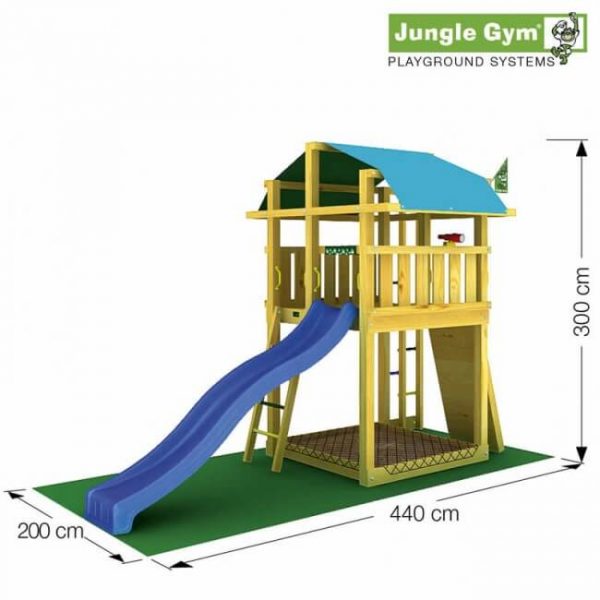 Skizze für Spielturm Fort von Jungle Gym