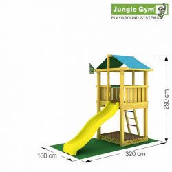 Skizze Spielturm Hut von Jungle Gym