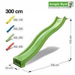 Lange bunte Rutsche (300 cm) von Jungle Gym